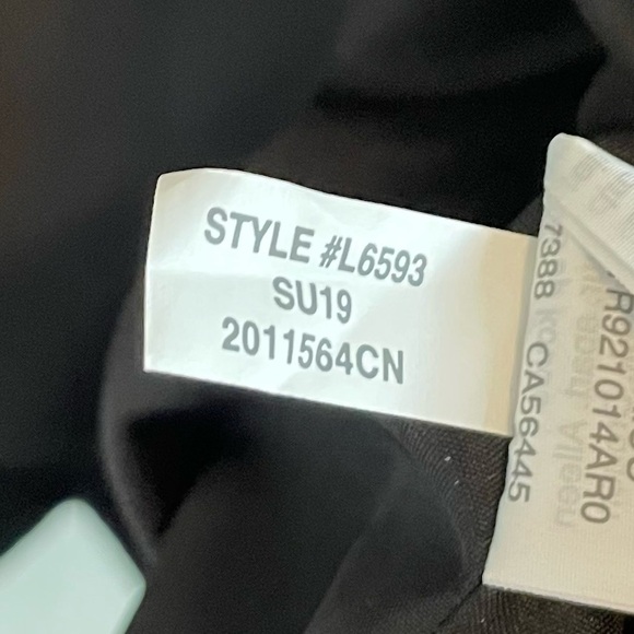 J. Crew Factory Scalloped-Hem Blazer Jacket Black - Picture 6 of 7